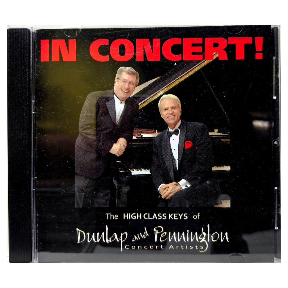 Concert High Class Keys Dunlap Pennington Piano Duo Live Show Tunes Audio CD‎